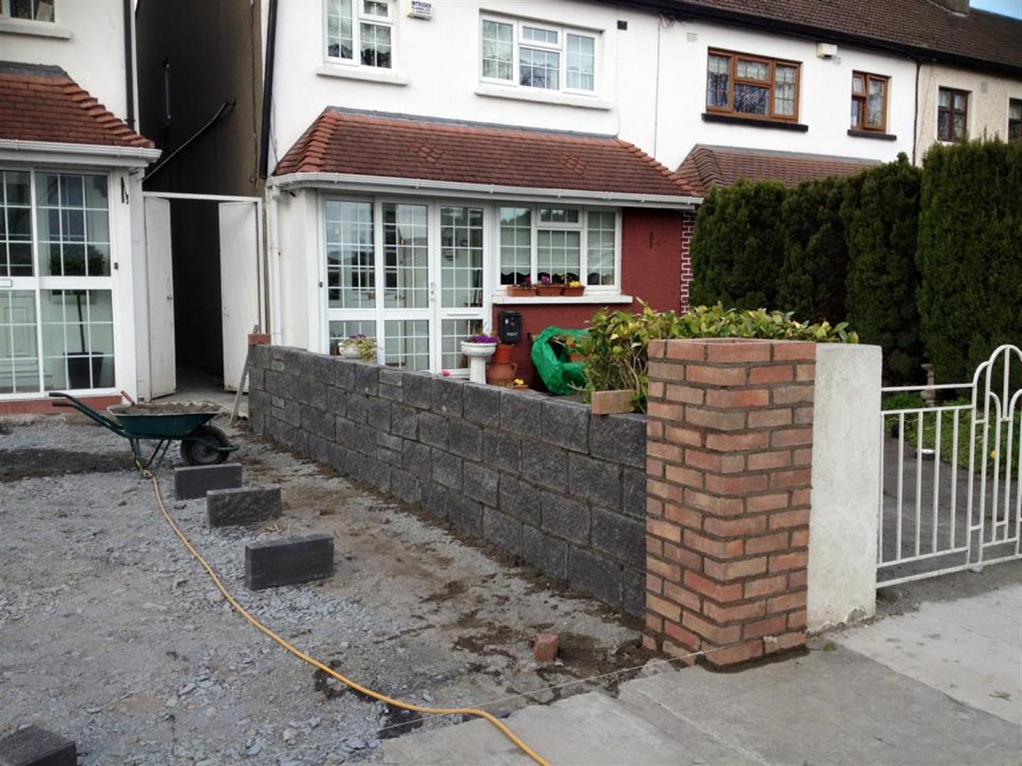 Brick Walling Built in Cork