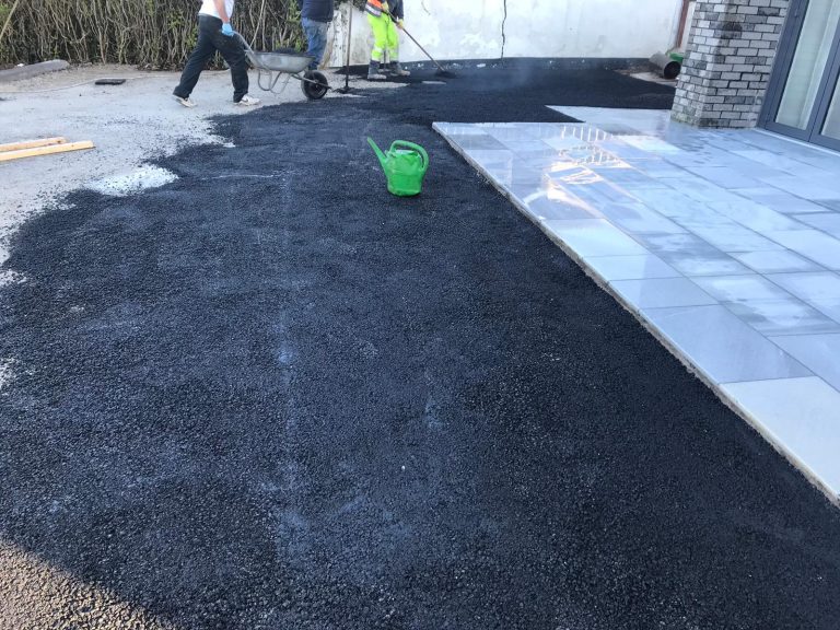 Asphalt Driveway with Granite Patio in Glounthaune, Co. Cork