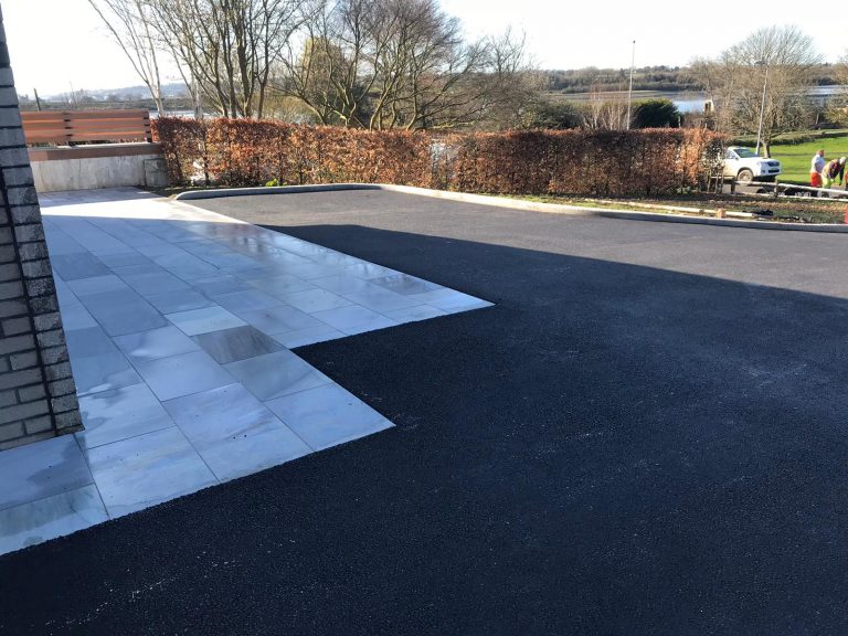 Asphalt Driveway with Granite Patio in Glounthaune, Co. Cork