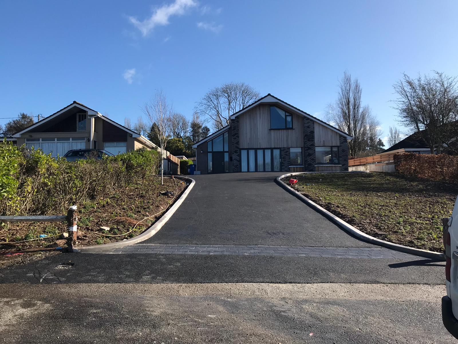 Asphalt Driveway with Granite Patio in Glounthaune, Co. Cork