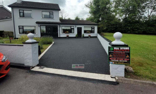 Asphalt Driveway with Granite Sett Border in Ballincollig, Co. Cork