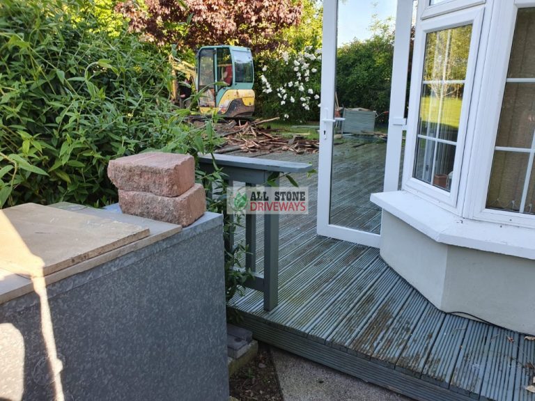 Belvedere Patio with Connemara Walling in Cobh, Co. Cork