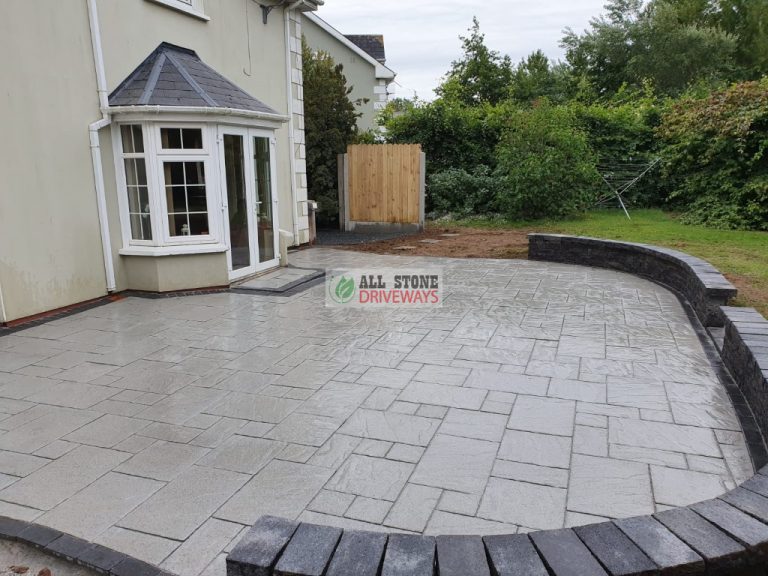 Belvedere Patio with Connemara Walling in Cobh, Co. Cork