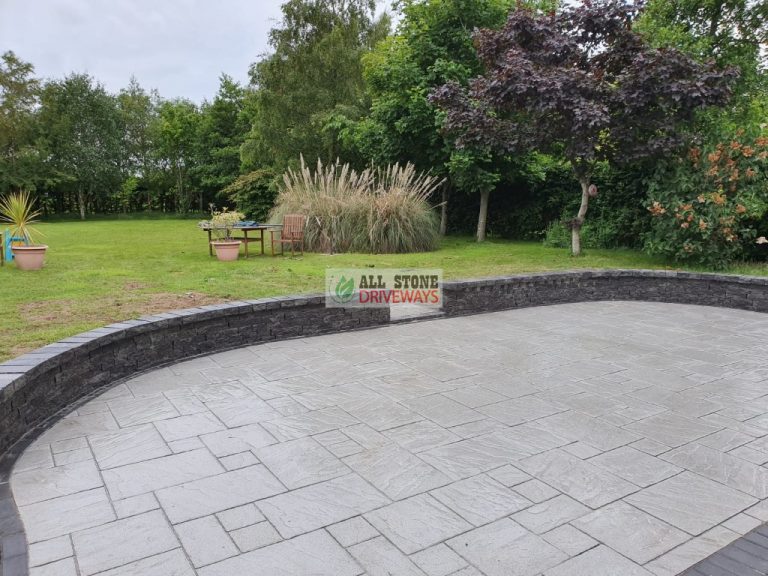 Belvedere Patio with Connemara Walling in Cobh, Co. Cork