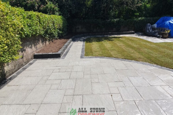 Belvedere Slabbed Patio with Turf Lawn in Bishopstown, Cork