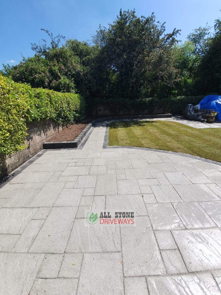 Belvedere Slabbed Patio with Turf Lawn in Bishopstown, Cork
