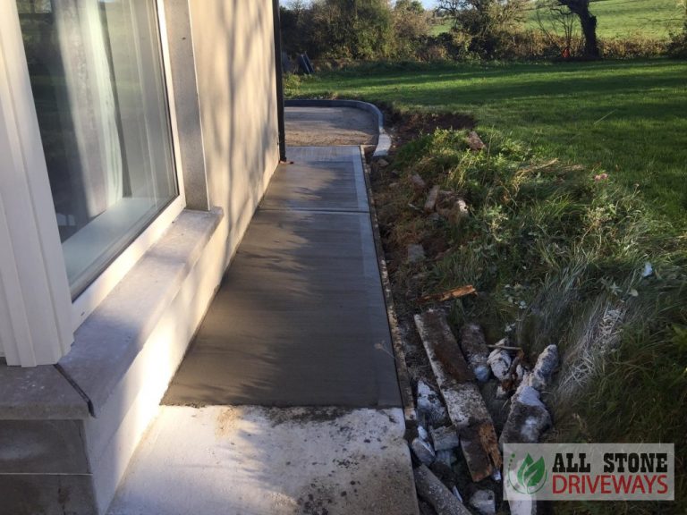 Concrete Footpath in East Cork