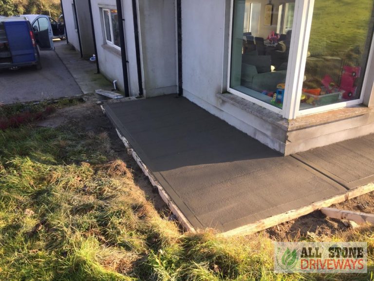 Concrete Footpath in East Cork