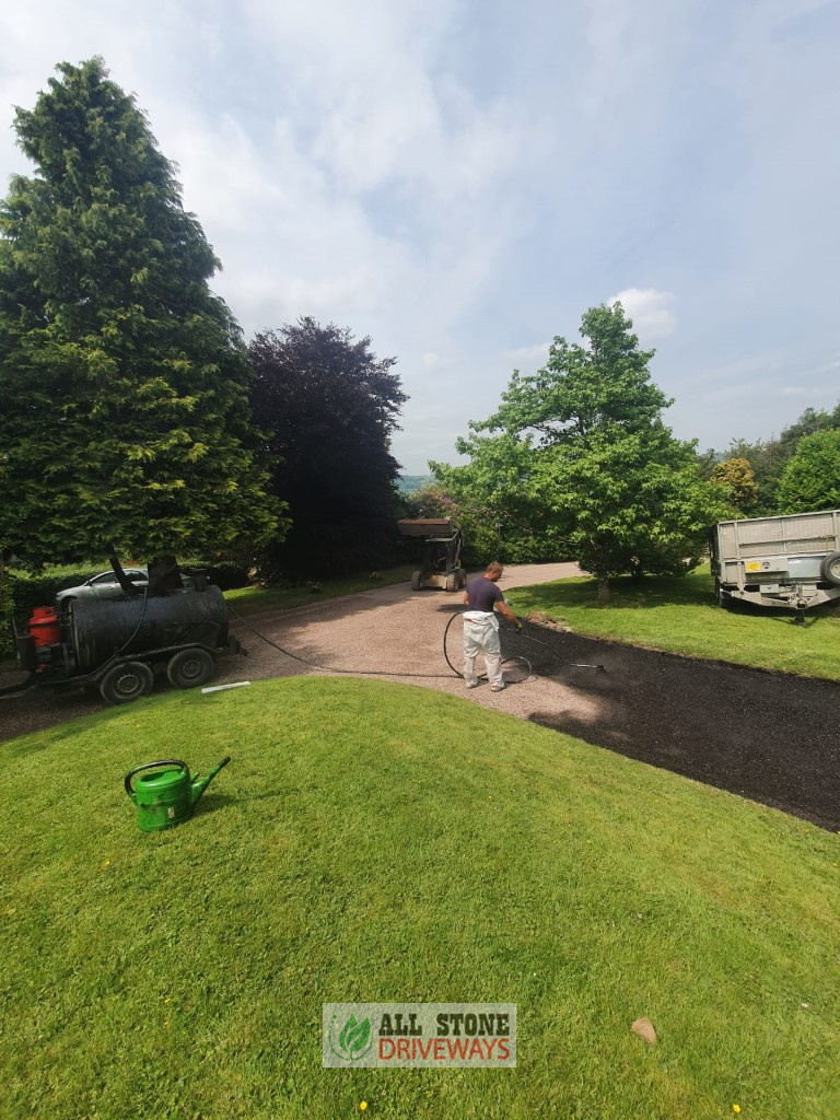 Double Coated Tar and Chip Driveway in Cork City
