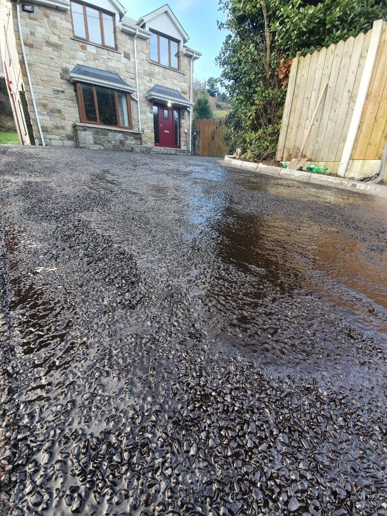 Double Coated Tar and Chip Driveway in East Cork