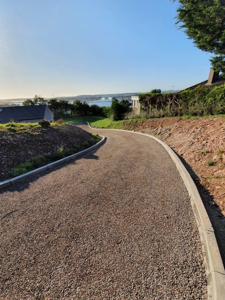 Double Coated Tar and Chip Driveway in Monkstown, Co. Cork