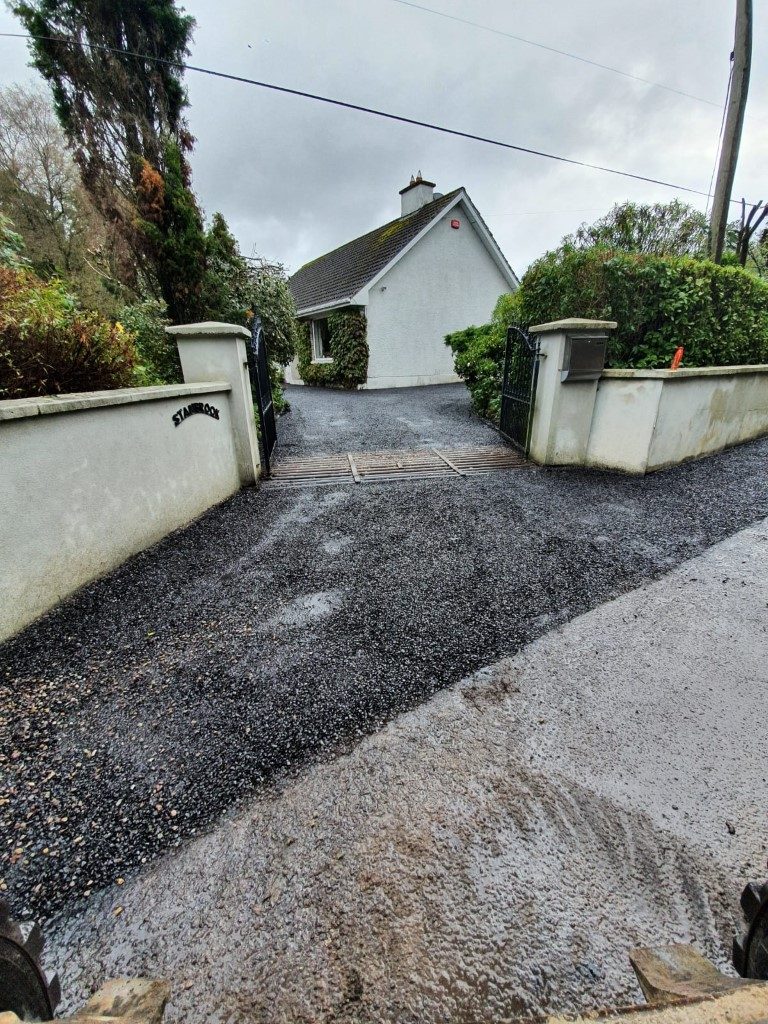 Examples of Tar and Chip Driveways Throughout Co. Cork