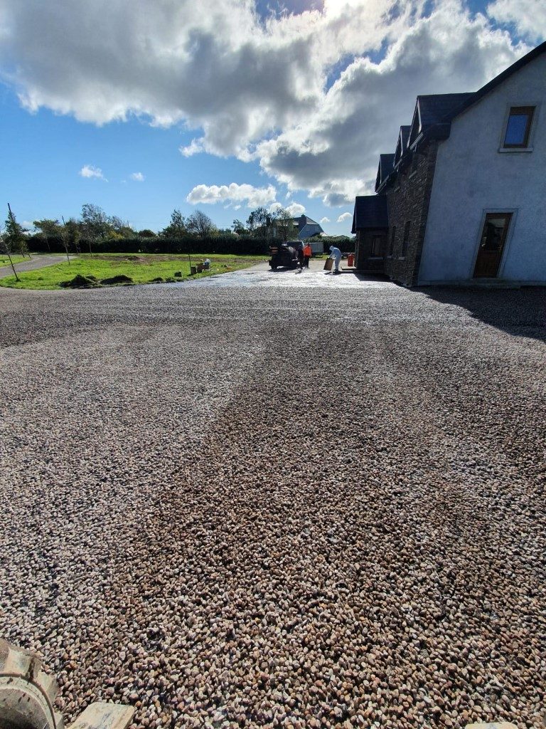 Examples of Tar and Chip Driveways Throughout Co. Cork