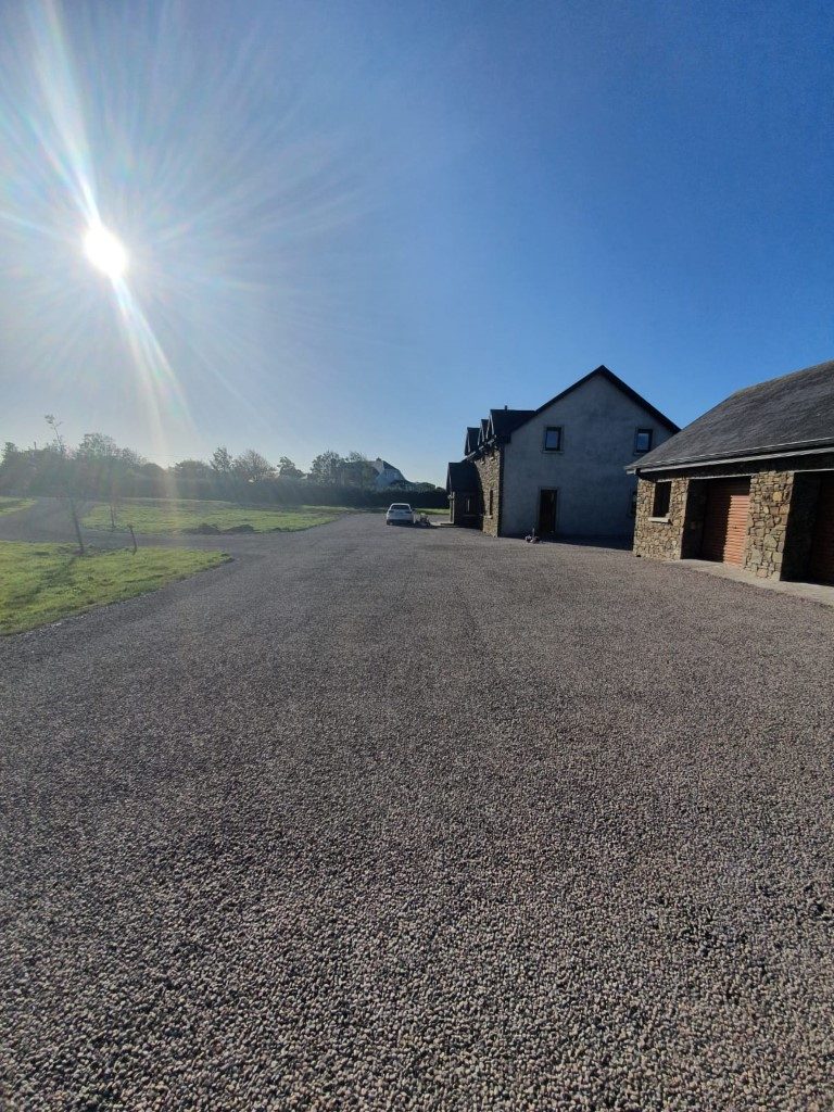 Examples of Tar and Chip Driveways Throughout Co. Cork