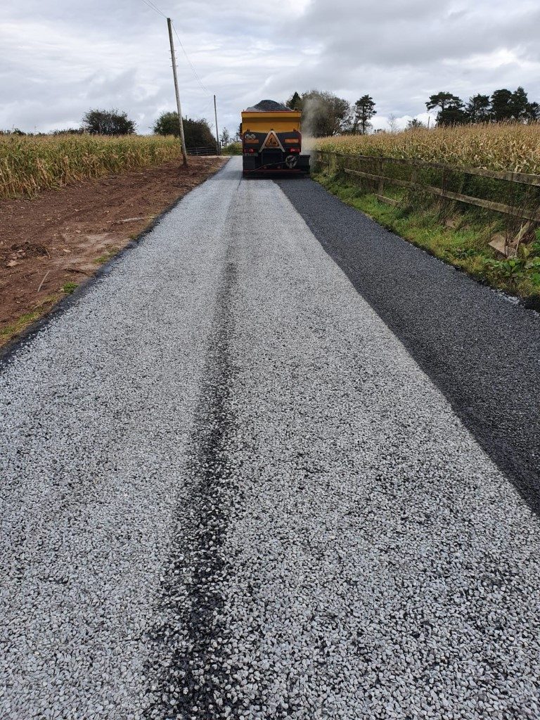 Examples of Tar and Chip Driveways Throughout Co. Cork