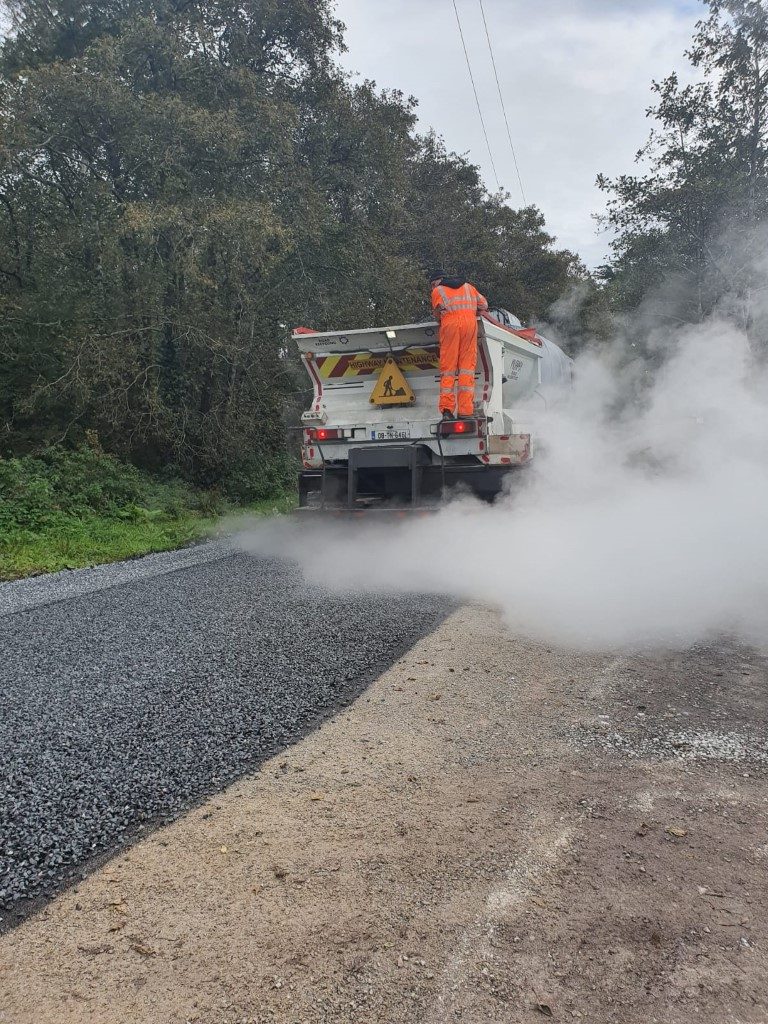 Examples of Tar and Chip Driveways Throughout Co. Cork