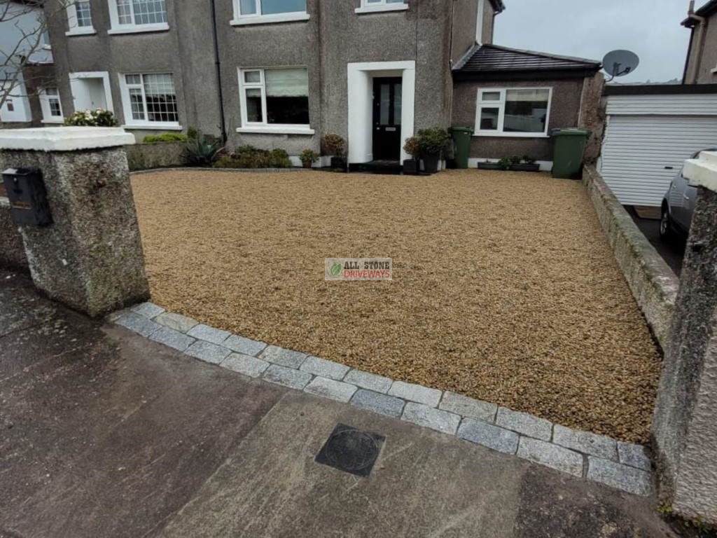 Gravelled Driveway with Granite Borders in Cork City