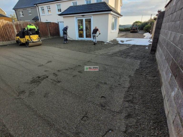 Large Driveway with Multicoloured Brick in West Cork