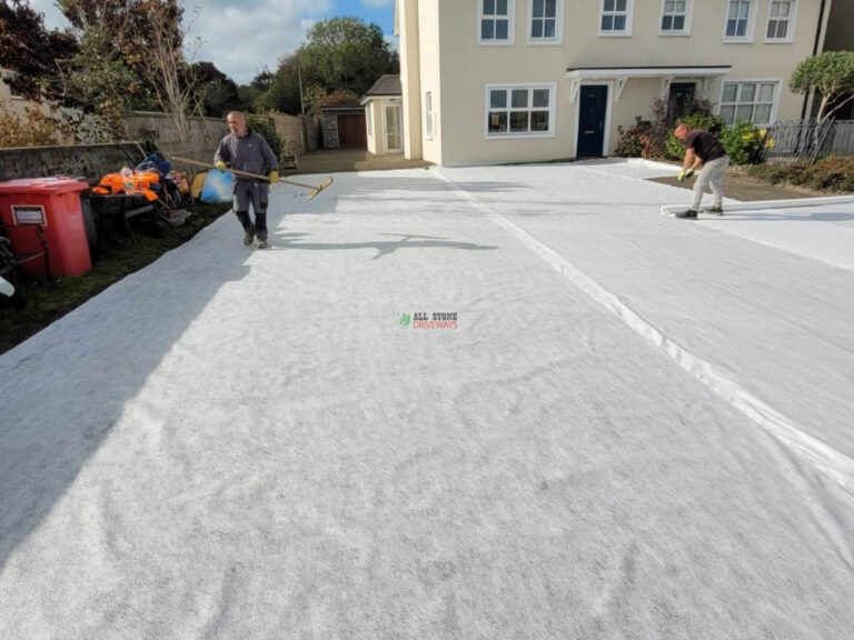 Large Driveway with Multicoloured Brick in West Cork