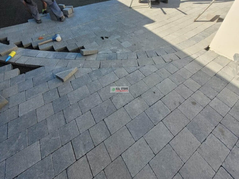 Large Driveway with Multicoloured Brick in West Cork