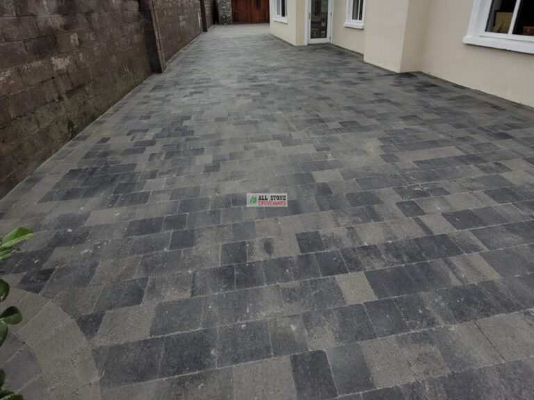 Large Driveway with Multicoloured Brick in West Cork