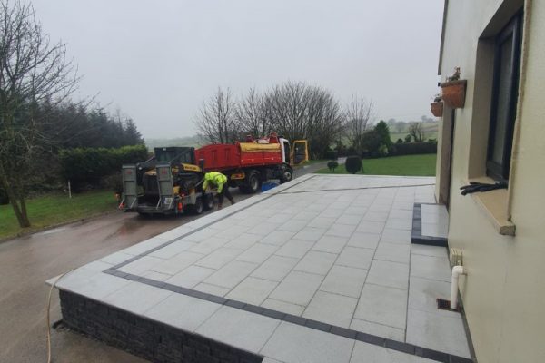 Raised Granite Patio in Cork City