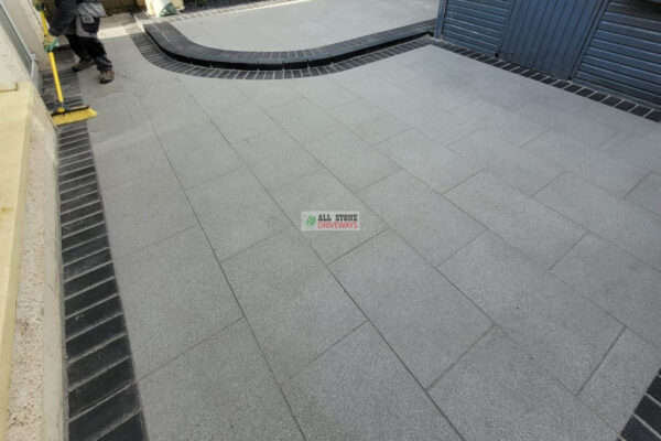 Raised Silver Granite Patio in Ballincollig, Cork