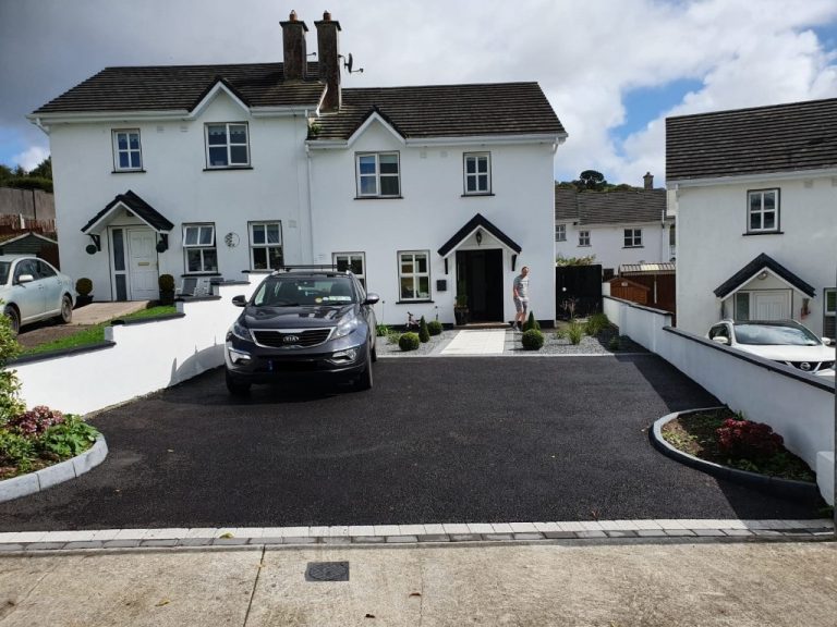 SMA Asphalt Driveway with Silver Granite Patio in Midleton, Co. Cork