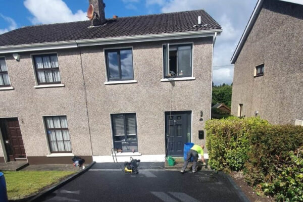 SMA Driveway with Charcoal Kerbing in Cork City