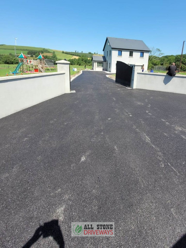 SMA Driveway with Kerbing and ACO Drains in East Cork