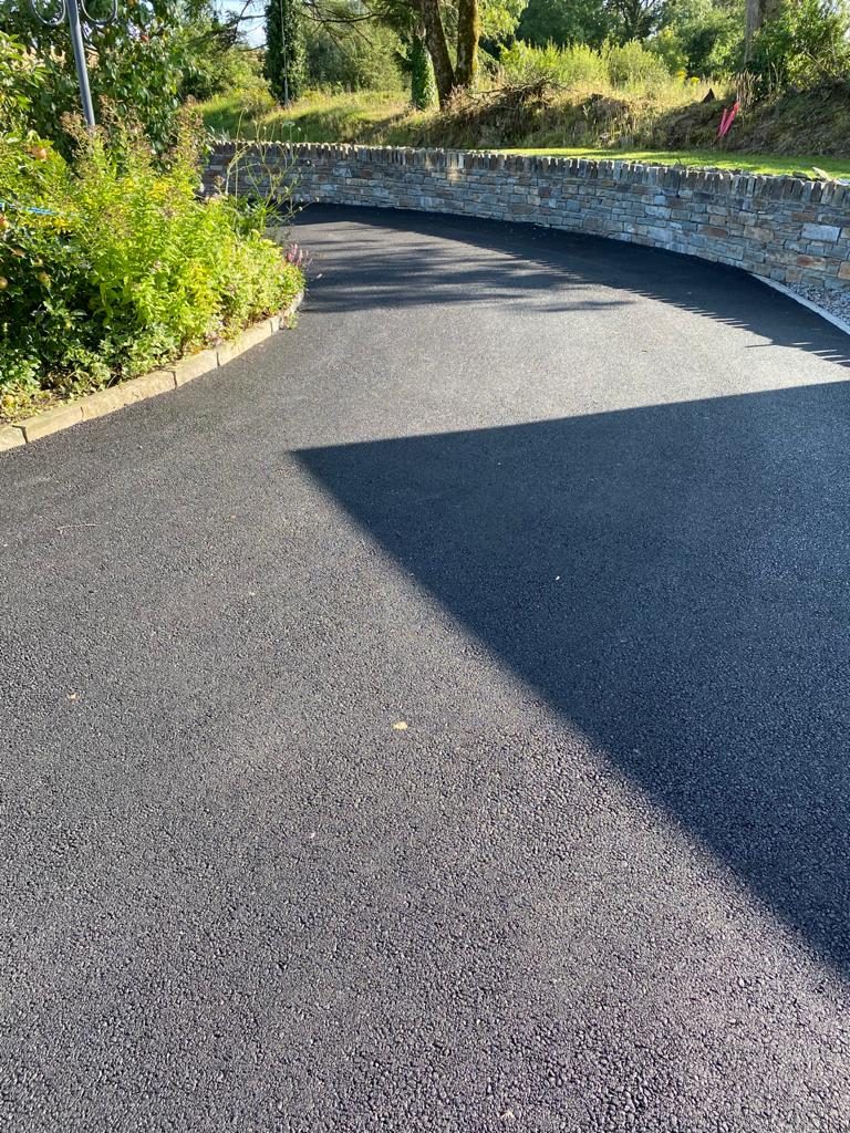 SMA Tarmac Driveway with Limestone Border in Ballyduff, Co. Waterford