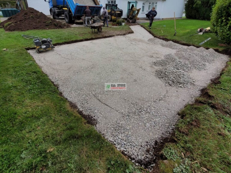 Silver Granite Patio with Charcoal Border in East Cork