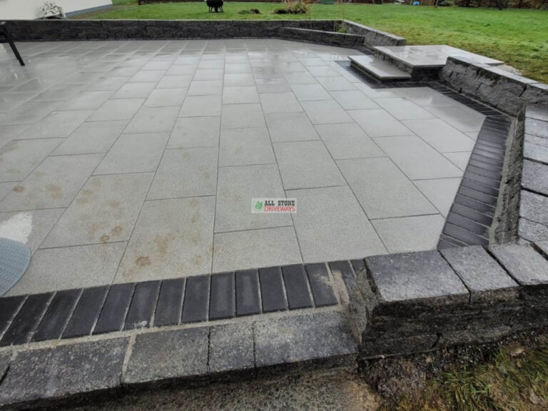 Silver Granite Slabbed Patio in Mallow, Co. Cork