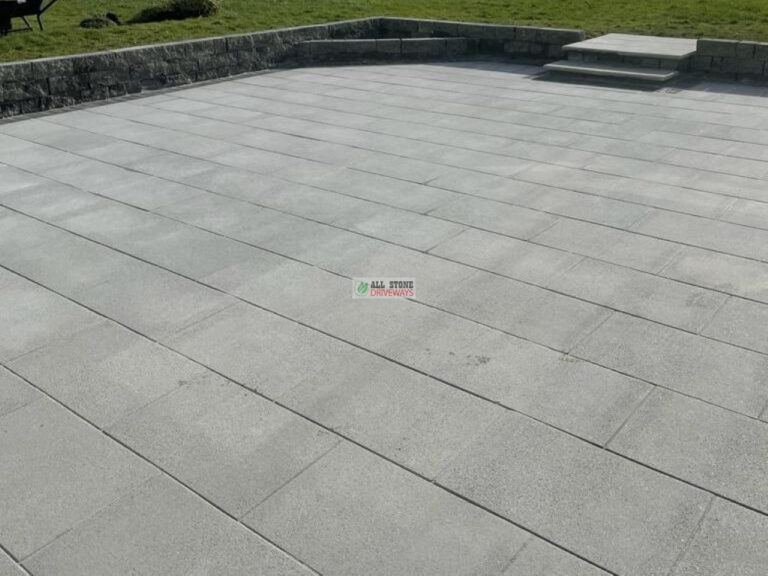 Silver Granite Slabbed Patio in Mallow, Co. Cork