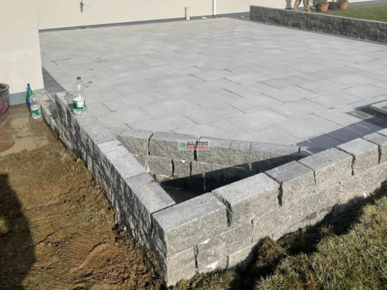 Silver Granite Slabbed Patio in Mallow, Co. Cork