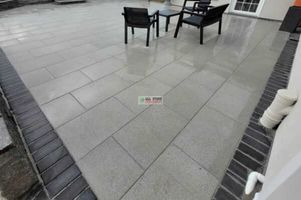 Silver Granite Slabbed Patio in Mallow, Co. Cork