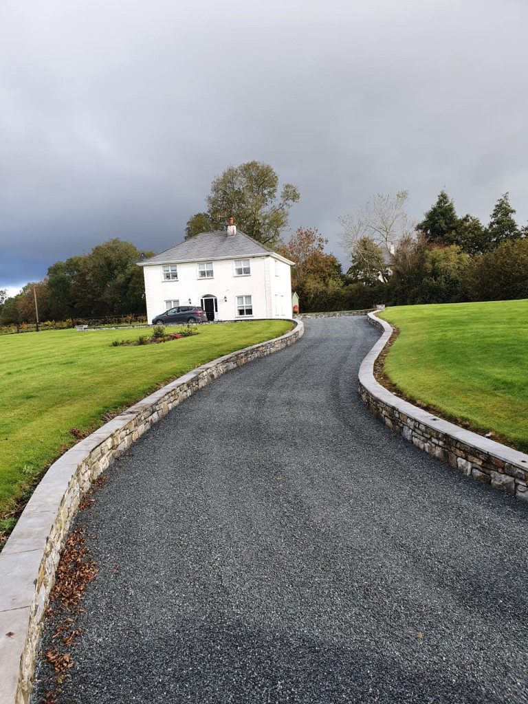 Tar and Chip Driveway in Castlelyons, Co. Cork