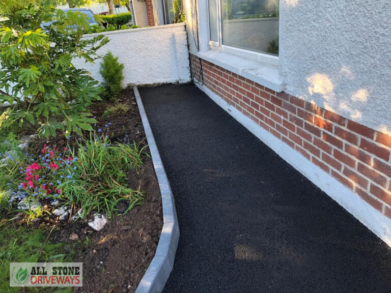 Tarmacadam Driveway with Charcoal Kerbing in Bishopstown, Cork City