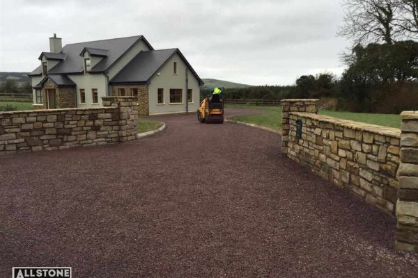 Tar and Chip Driveway Installation